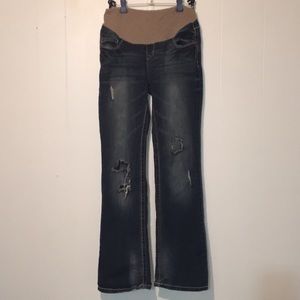 Secret Fit Ripped Maternity Jeans